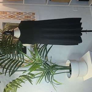 Pink Rose black sleeveless dress